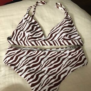High waited Bathing Suit Set